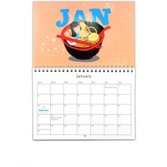 Wall Calendar 8.5  x 6 