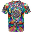 Blue Ray Transcendence Grid - Men s Cotton Tee View1