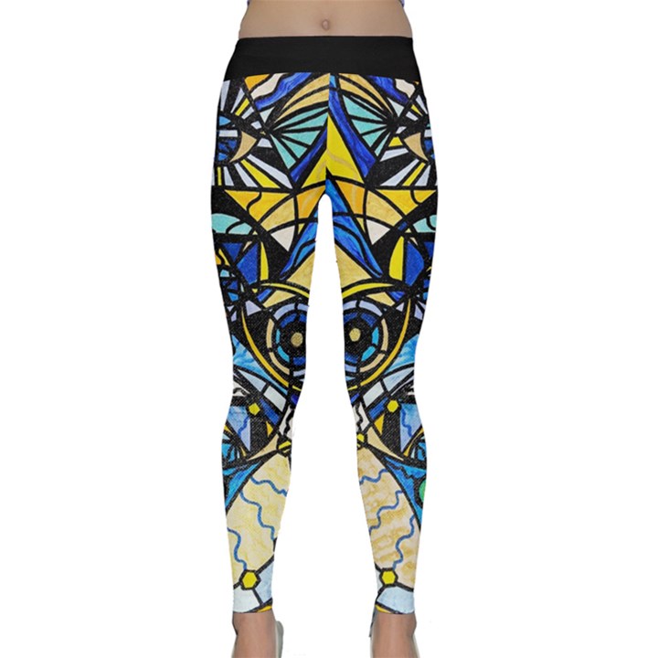 Sirian Solar Invocation Seal - Yoga Leggings 