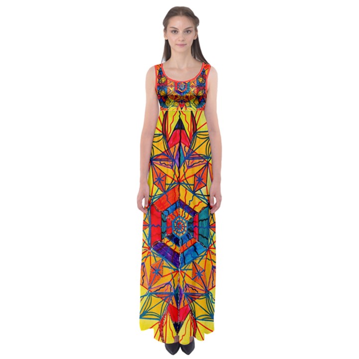 Excitement - Empire Waist Maxi Dress