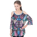 Arcturian Healing Lattice - Flutter Sleeve Tee  View1