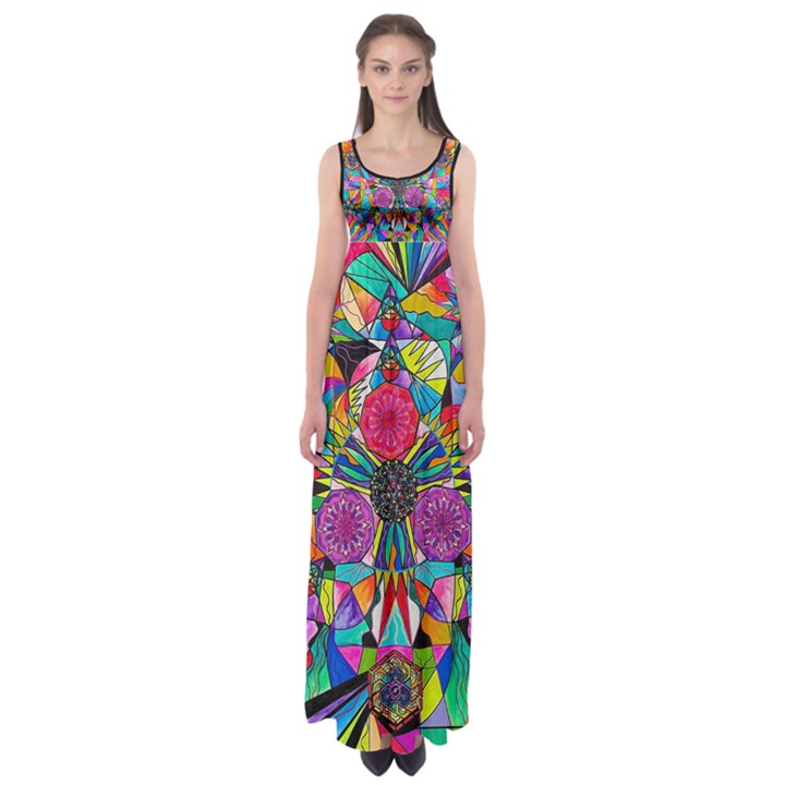 Positive Intention - Empire Waist Maxi Dress