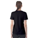 Black make love not wars  Women s Cotton Tee View2