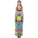 Arcturian Metamorphosis Grid - Empire Waist Maxi Dress View1