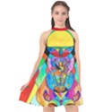 Arcturian Metamorphosis Grid - Halter Neckline Chiffon Dress  View1