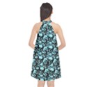 Skulls pattern  Halter Neckline Chiffon Dress  View2