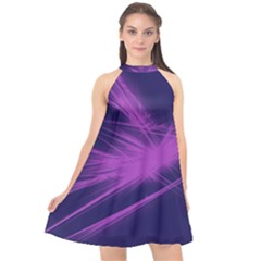 Big Bang Halter Neckline Chiffon Dress  by ValentinaDesign