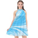 Colors Halter Neckline Chiffon Dress  View1