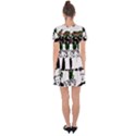 Nuclear Explosion Trump and Kim Jong Drop Hem Mini Chiffon Dress View2