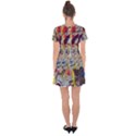 Graffiti Mural Street Art Painting Drop Hem Mini Chiffon Dress View2