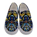 Sirian Solar Invocation Grid - Women s Canvas Slip Ons View1