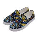 Sirian Solar Invocation Grid - Women s Canvas Slip Ons View2