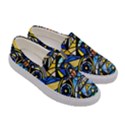 Sirian Solar Invocation Grid - Women s Canvas Slip Ons View3