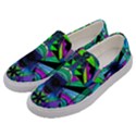 Arcturian Astral Travel Grid - Men s Canvas Slip Ons View2