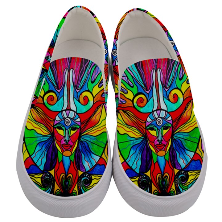 Human Self Awareness - Men s Canvas Slip Ons