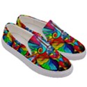 Human Self Awareness - Men s Canvas Slip Ons View3