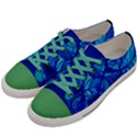 Arcturian Calming Grid - Men s Low Top Canvas Sneakers View2