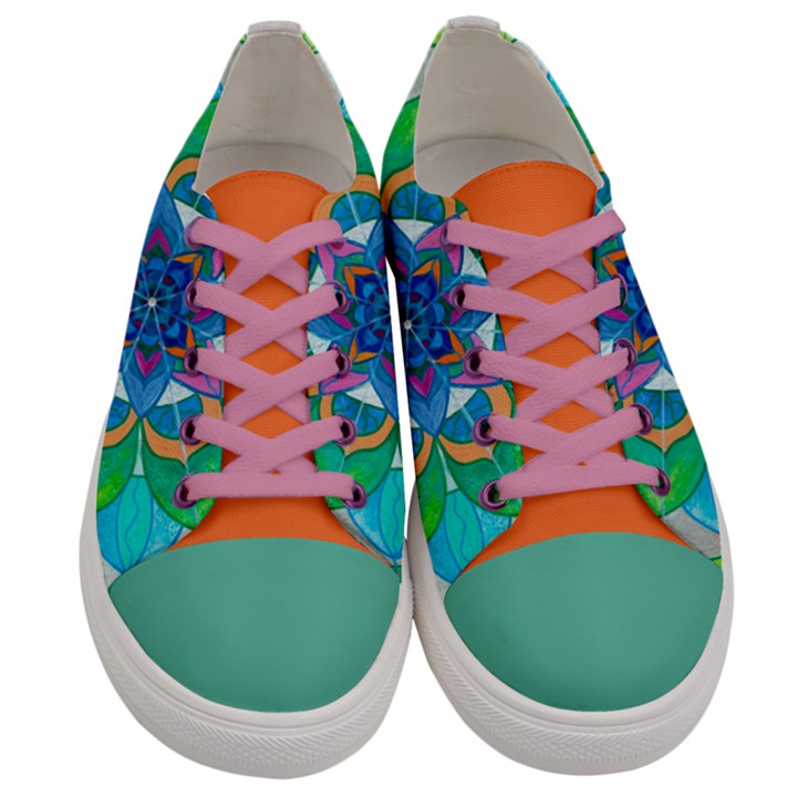 Openness - Women s Low Top Canvas Sneakers