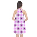 Pattern Halter Neckline Chiffon Dress  View2