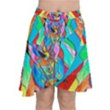 Arcturian Metamorphosis Grid - Chiffon Wrap Front Skirt View1