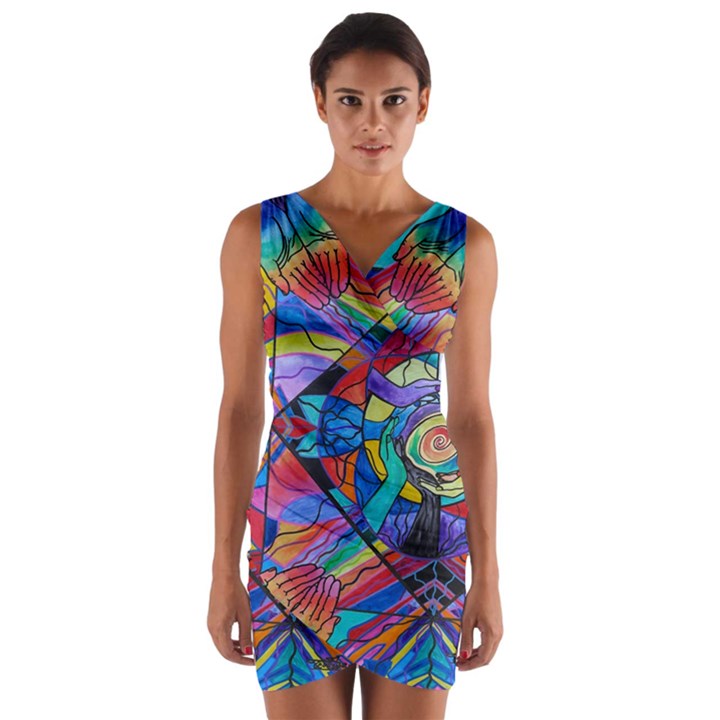 Come Together - Wrap Front Bodycon Dress