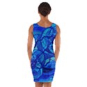 Arcturian Calming Grid - Wrap Front Bodycon Dress View2