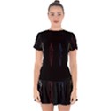 Arctic Monkeys Drop Hem Mini Chiffon Dress View1