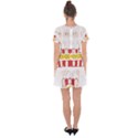 Cute Kawaii Popcorn Drop Hem Mini Chiffon Dress View2