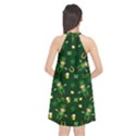 St Patricks day pattern Halter Neckline Chiffon Dress  View2