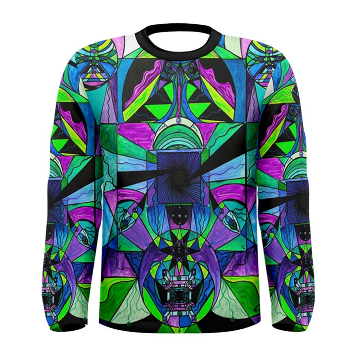 Arcturian Astral Travel Grid - Men s Long Sleeve Tee