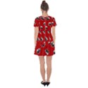 Rhino pattern Drop Hem Mini Chiffon Dress View2