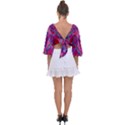 Human Intimacy - Tie Back Butterfly Sleeve Chiffon Top View2