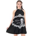 Edgar Allan Poe  - Never More Halter Neckline Chiffon Dress  View1