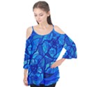 Arcturian Calming Grid - Flutter Sleeve Tee  View1