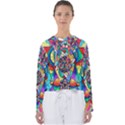 Blue Ray Transcendance Grid - Women s Slouchy Sweat View1