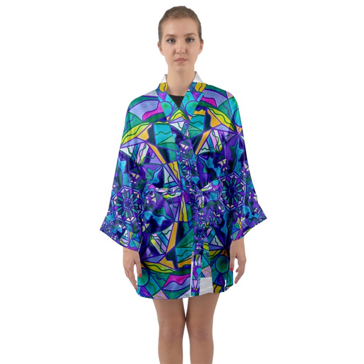 Hope - Long Sleeve Kimono Robe