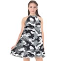 Camouflage02 Halter Neckline Chiffon Dress  View1