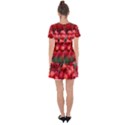 RED BERRIES 1 Drop Hem Mini Chiffon Dress View2