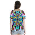 Receive - V-Neck Flutter Sleeve Top View2