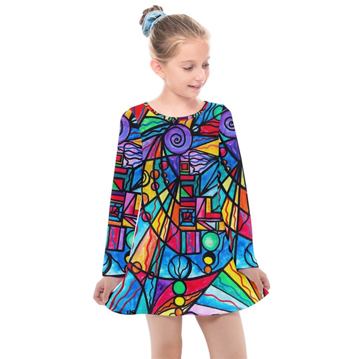 Lyra - Kids  Long Sleeve Dress