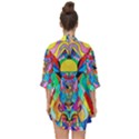 Arcturian Metamorphosis Grid - Open Front Chiffon Kimono View2