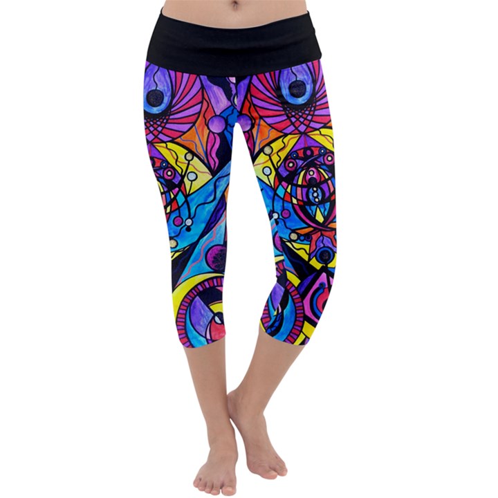 The Time Wielder - Capri Yoga Leggings