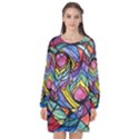 Authentic Relationship - Long Sleeve Chiffon Shift Dress  View1