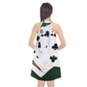 Poker Hands   Straight Flush Clubs Halter Neckline Chiffon Dress  View2