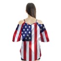 American Usa Flag Vertical Flutter Tees View2