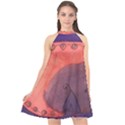 Teepee Egg Halter Neckline Chiffon Dress  View1