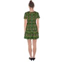 The Most Sacred Lotus Pond With Fantasy Bloom Drop Hem Mini Chiffon Dress View2