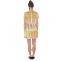 Gold seamless lace tropical colors By FlipStylez Designs Drop Hem Mini Chiffon Dress View2