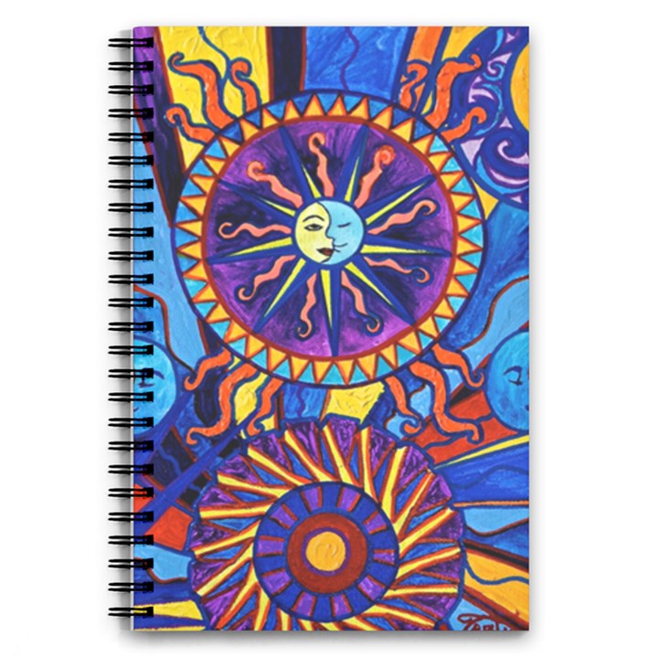 Sun+Moon - 5.5  x 8.5  Notebook New