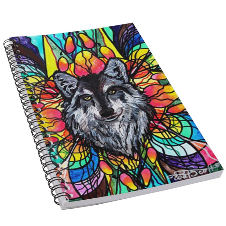 Wolf - 5.5  x 8.5  Notebook New